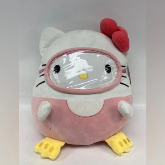 SQUISHMALLOWS 21” Hello Kitty Scuba Beach Plush Hang & Bottom Tags Attached NWT - Picture 1 of 5